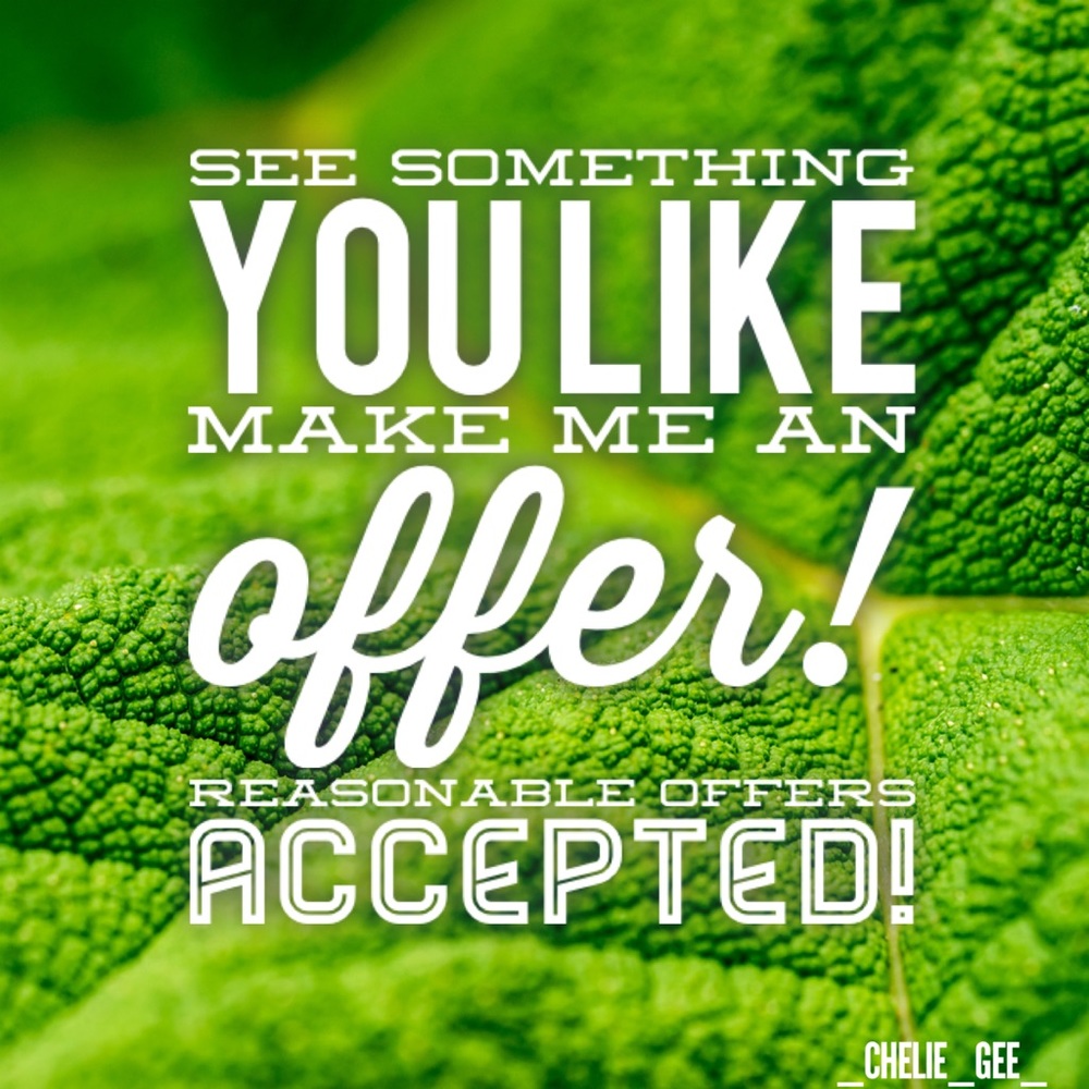 Reasonable offers accepted 💋
